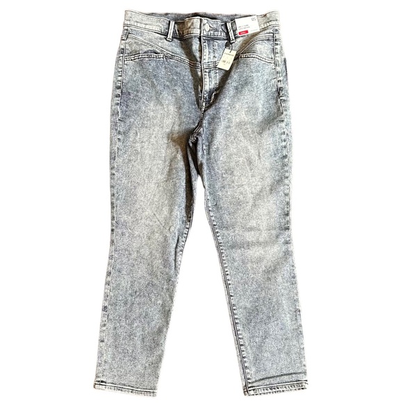 Express Ankle Legging Super High Rise Jeans - Picture 1 of 5